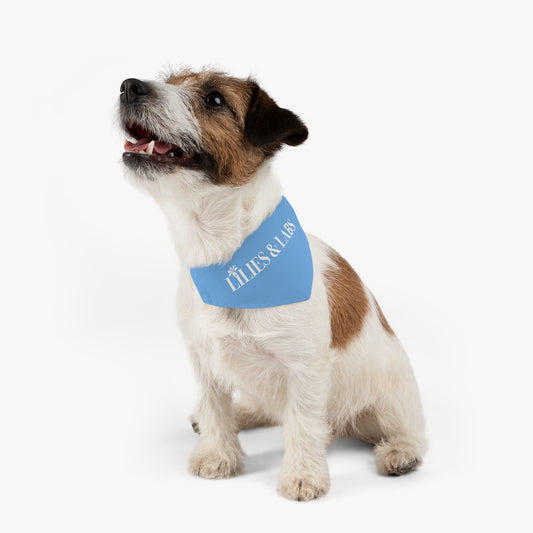 Blue Pet Bandana Collar